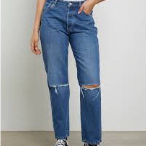 Rollas Classic Ankle Linda Worn Jeans - Picture 2 of 6